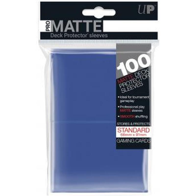 Ultra Pro - Standard Deck Protector - PRO-Matte Blue (100 Sleeves)
