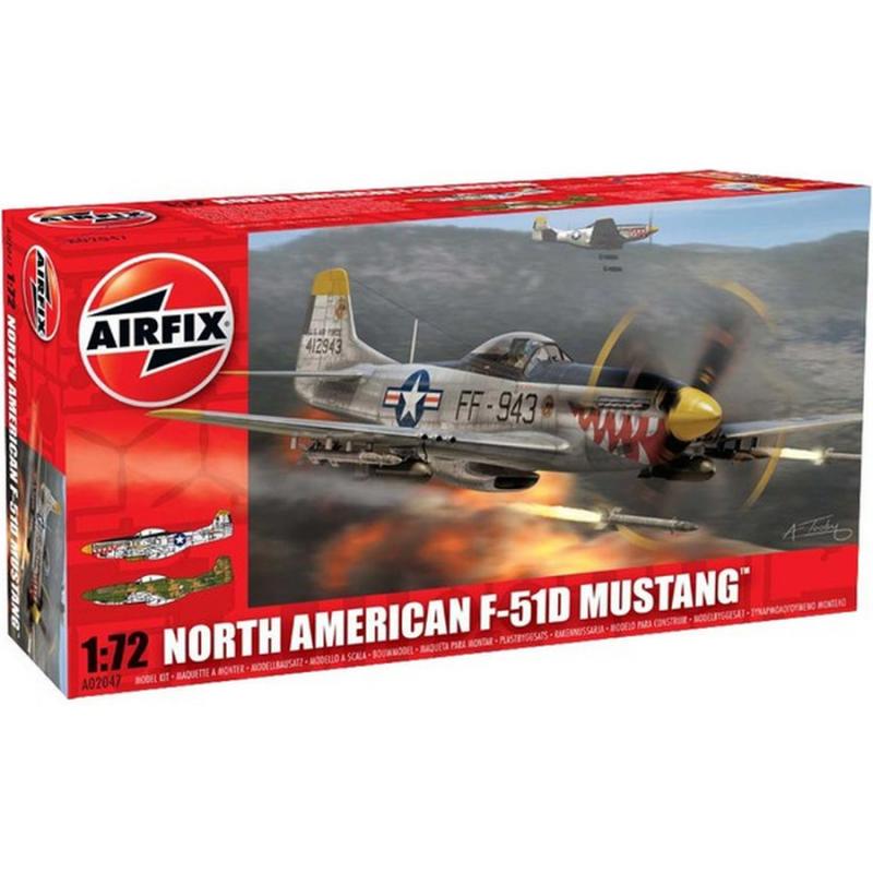 Airfix: North American F-51D Mustang in 1:72