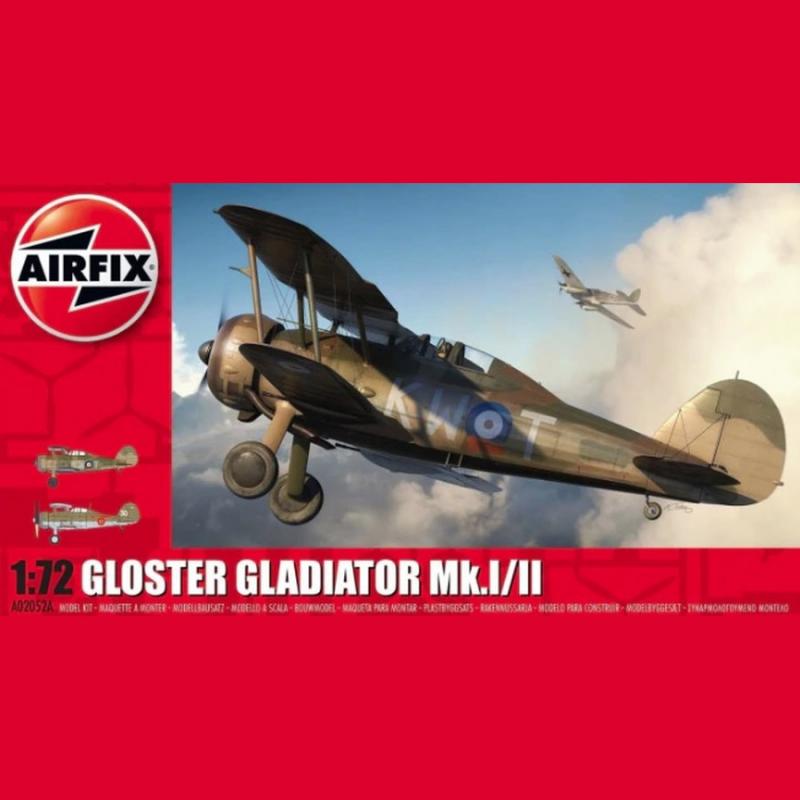 Airfix: Gloster Gladiator Mk.I/MK.II in 1:72