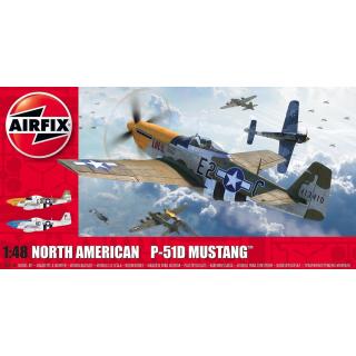 Airfix: North American P51-D Mustang(Filletless Tails) in 1:48