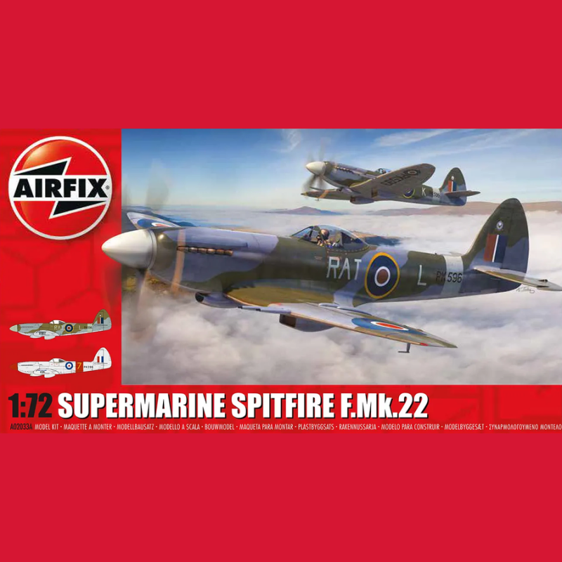 Airfix: Supermarine Spitfire F.22 in 1:72