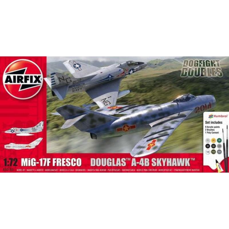 Airfix: Mig 17F Fresco Douglas A-4B Skyhawk Dogfight Double in 1:72