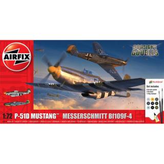 Airfix: P-51D Mustang vs Bf109F-4 Dogfight Double in 1:72