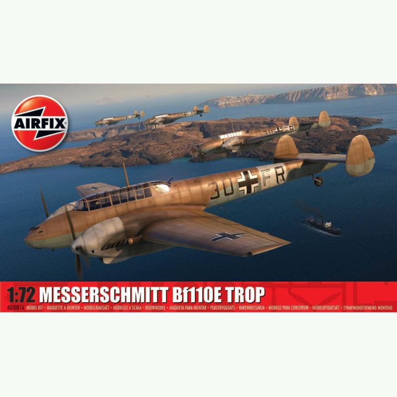 Airfix: Messerschmitt Bf110E/E-2 TROP in 1:72