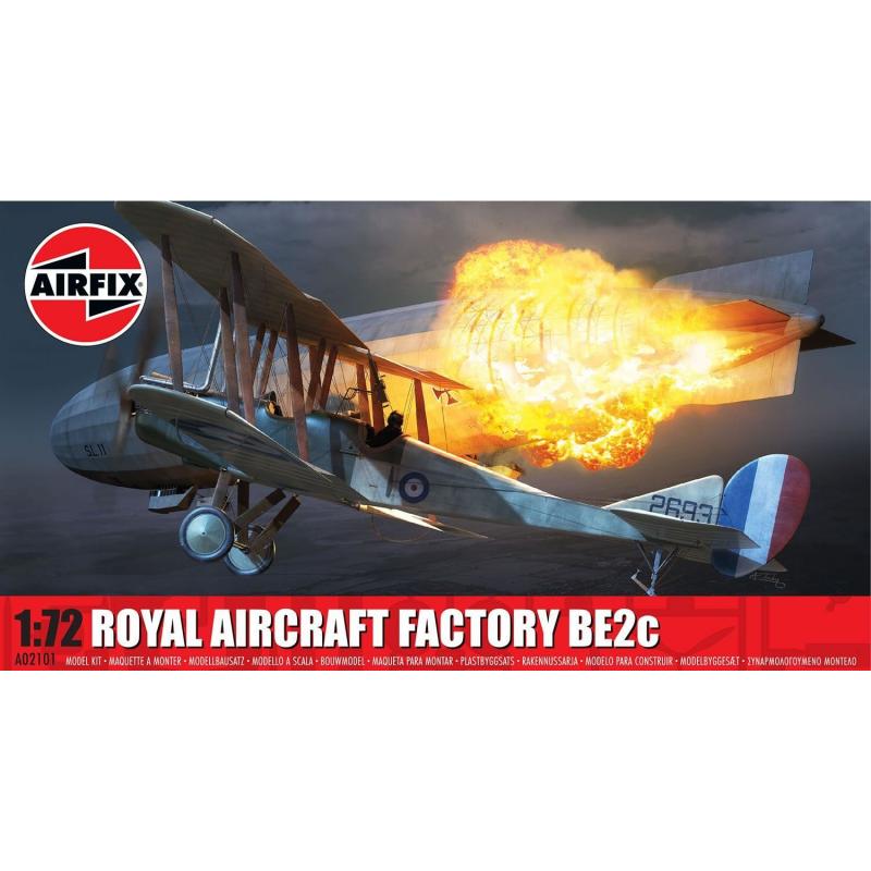 Airfix: Royal Aircraft Factory BE2c in 1:72