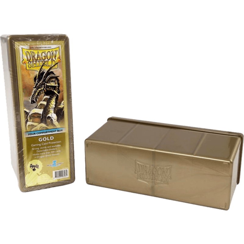 Dragon Shield - 4 Compartment Storage Box - Gold