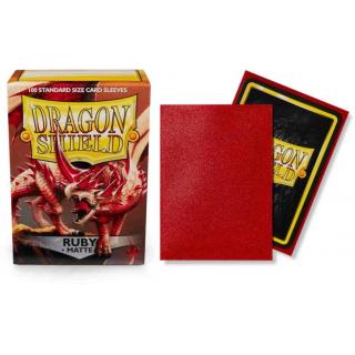 Dragon Shield Matte Sleeves - Ruby (100 Sleeves)