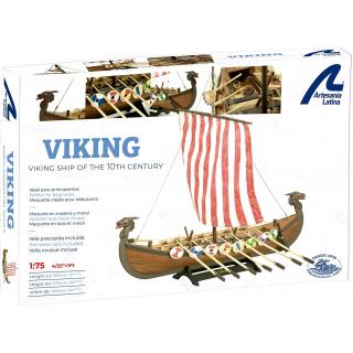 1/75 Viking Ship of the 10th Century Wooden Kit