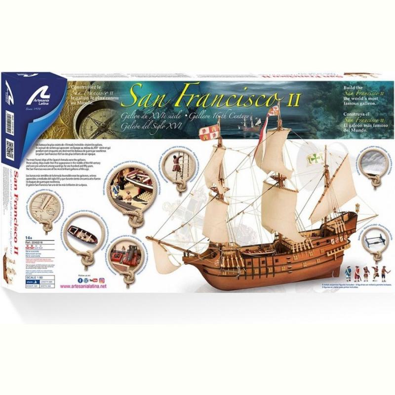1/90 New Galleon San Francisco II Wooden Kit