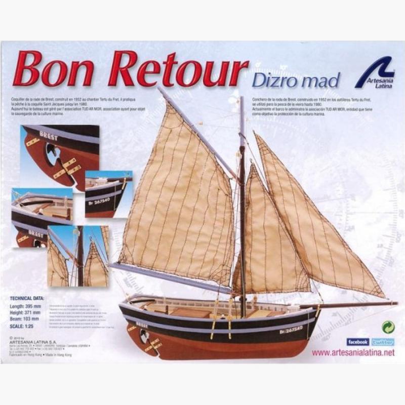 1/25 Bon Retour Wooden Kit