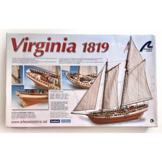 1/41 American Schooner Virginia Wooden Kit