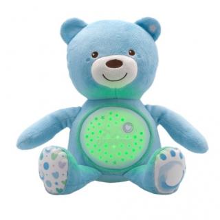 Chicco Βρεφικό Αρκουδάκι με Προβολέα, Baby Bear, Σιέλ