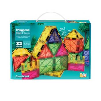 HappiHobbi Μαγνητικά Τουβλάκια Classic Set 32 pcs
