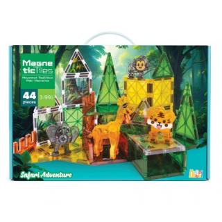 HappiHobbi Μαγνητικά Τουβλάκια Safari Adventure 44 pcs