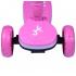 Αθλοπαιδία: Πατίνι 3τροχο Αναδιπλούμενο με Φωτιζόμενη Βάση και Ροδάκια - Φούξια