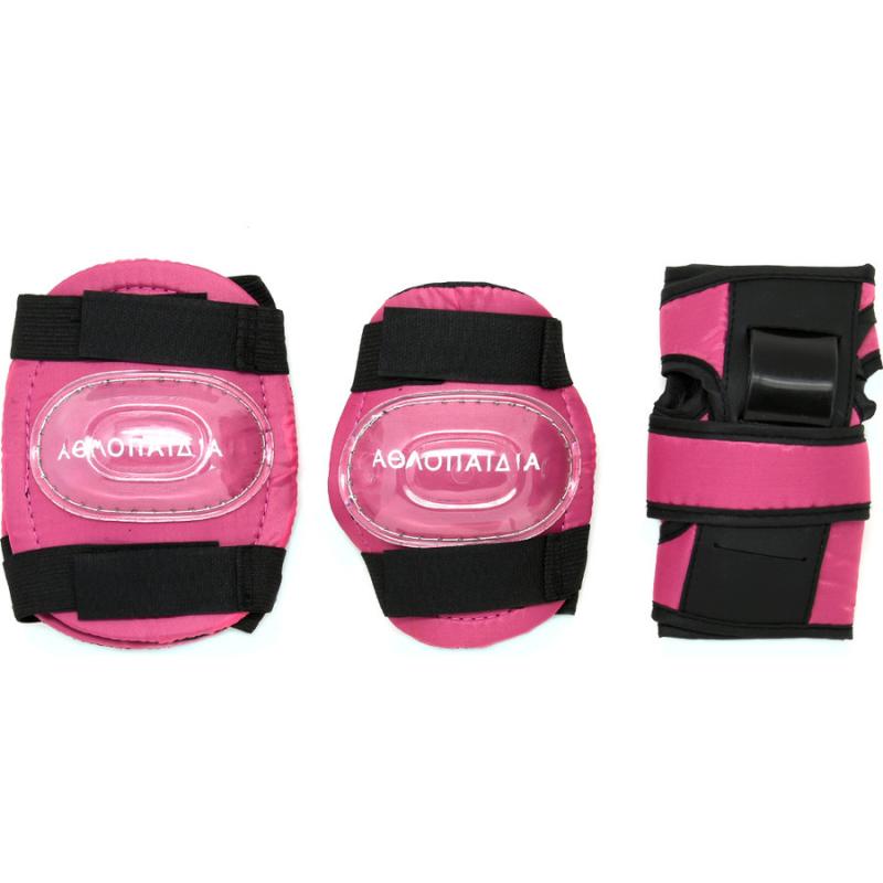 Ροζ - Παιδικά Προστατευτικά Medium, Επιιαγκωνίδα - Επιγονατίδα - Περικάρπιο - Αθλοπαιδιά