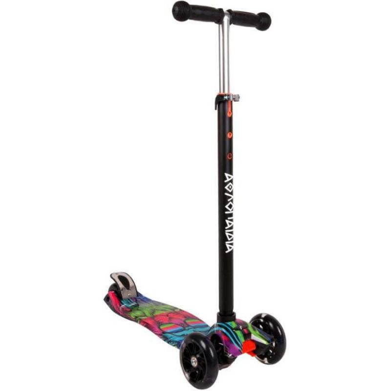 Πατίνι Τρίτροχο με Φωτιζόμενα Ροδάκια, Μαύρο #13