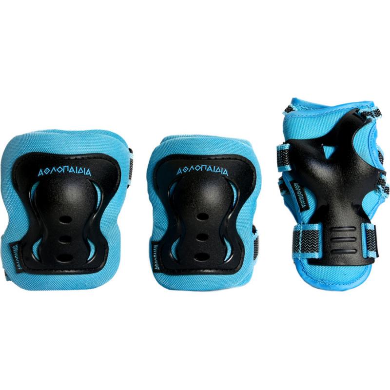 Μπλε - Παιδικά Προστατευτικά Small, Επιιαγκωνίδα - Επιγονατίδα - Περικάρπιο - Αθλοπαιδιά