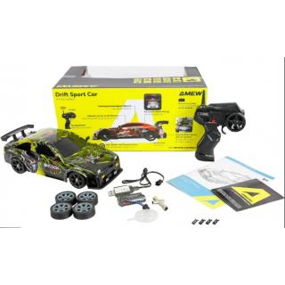 Amewi Drift Sport Car S12 4WD 1/16 RTR Yellow