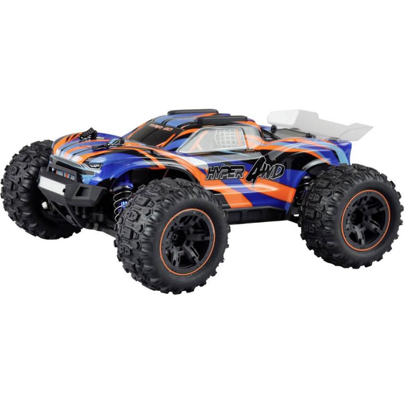 Amewi Hyper Go Truggy Brushed 4WD 1/16 RTR Blue - Orange