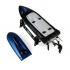 Amewi 26093 Blue Barracuda V2 RC Beginner Motor Boat RTR 355 mm Model Building, Black/Blue