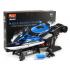 Amewi 26093 Blue Barracuda V2 RC Beginner Motor Boat RTR 355 mm Model Building, Black/Blue