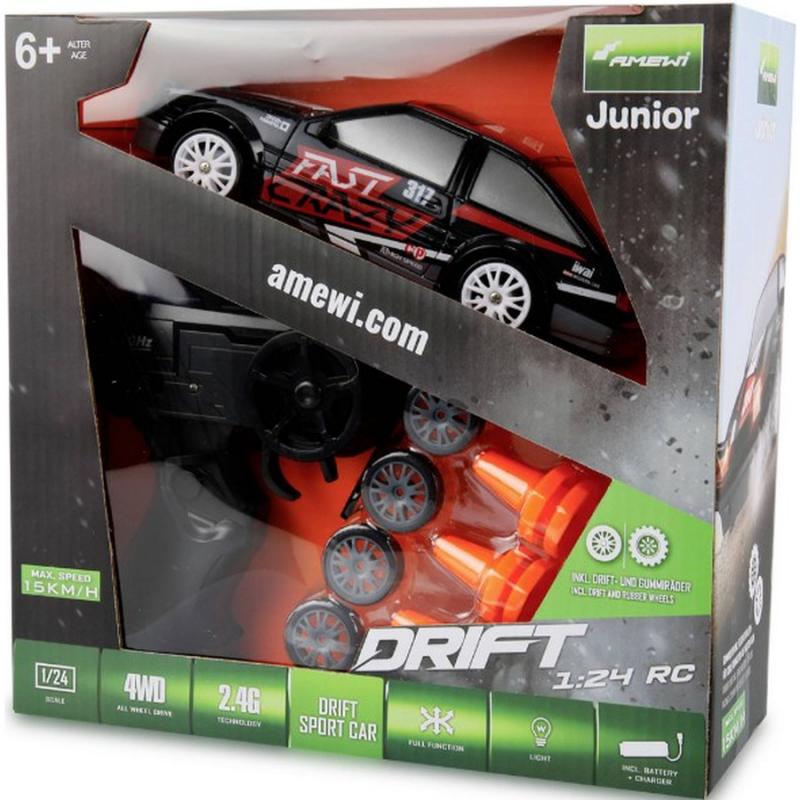 Amewi Drift Sport Car 4WD 1/24 RTR Black