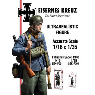 Fallschirmjager, 1940 1/35 Eisernes Kreuz - Andrea Miniatures