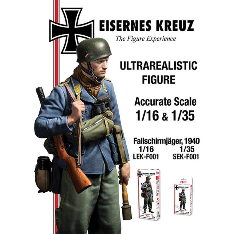 Fallschirmjager, 1940 1/35 Eisernes Kreuz - Andrea Miniatures