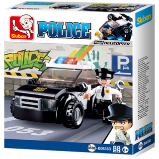 M38-B0638D Sluban Patrol Car - Police serie