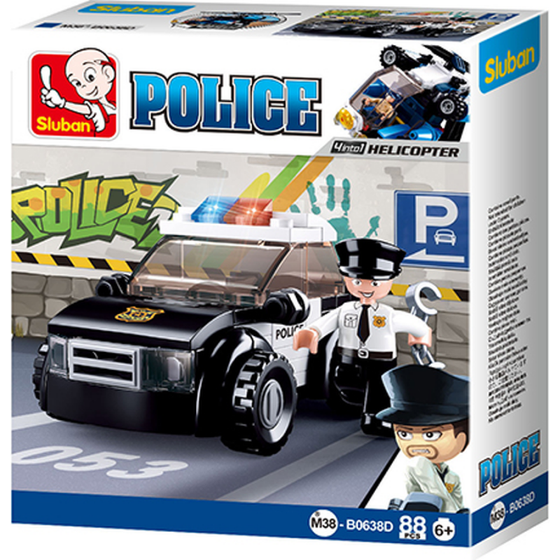 M38-B0638D Sluban Patrol Car - Police serie
