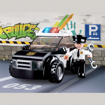 M38-B0638D Sluban Patrol Car - Police serie