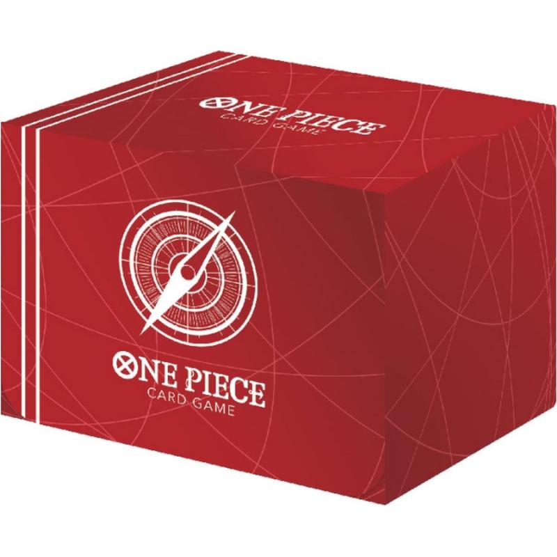 One Piece Card Game - Clear Card Case - Standard Red