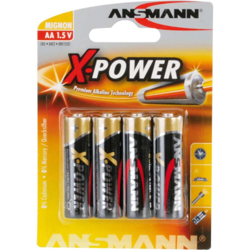 Ansmann AA LR6 (4B) Premium Αλκαλική X-Power 4άδα