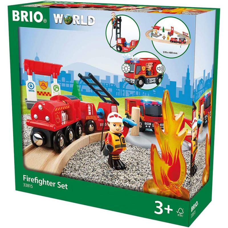 Brio World - Firefighter Set - Πυροσβεστική