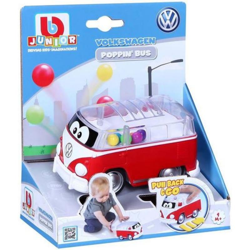 Burago Junior Volkswagen Poppin' Bus Pull Back