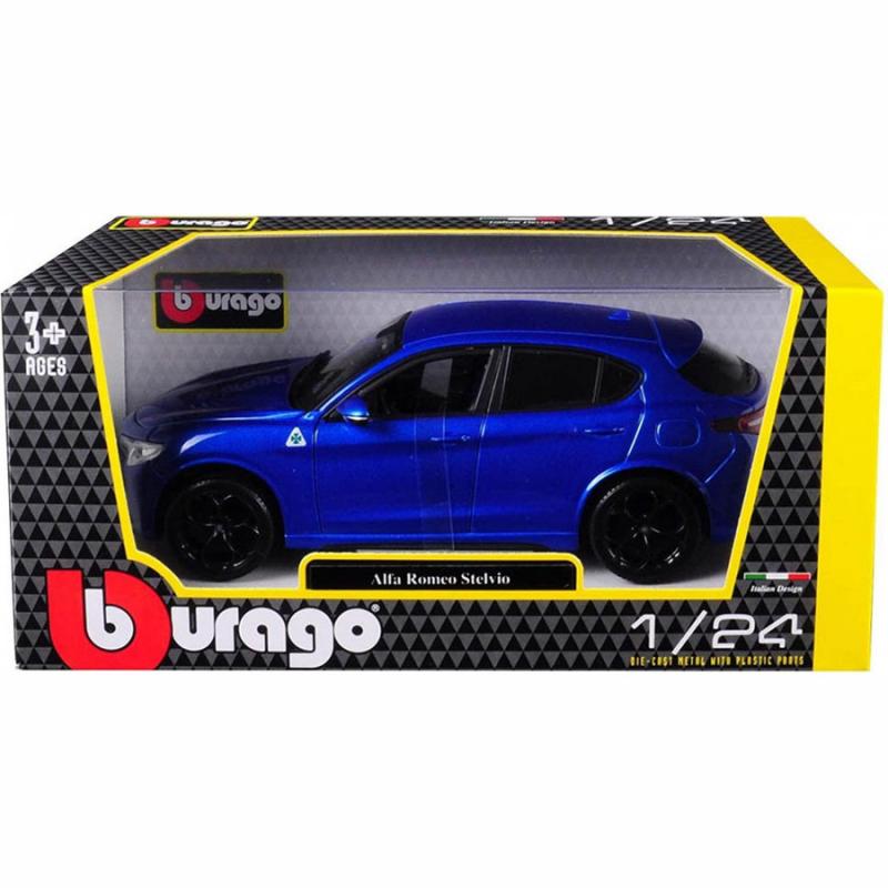 1/24 Burago Alfa Romeo Stelvio Blue