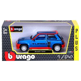 1/24 Burago Renault 5 Turbo Μπλε - Κόκκινο