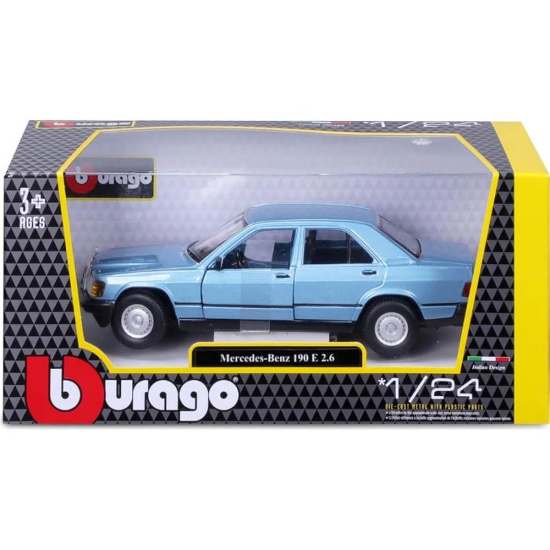 1/24 Burago Mercedes-Benz 190 E 2.6 Blue