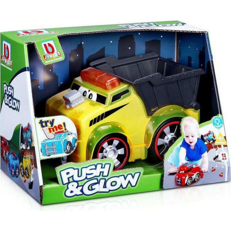 Burago Junior Push & Glow Dump Truck