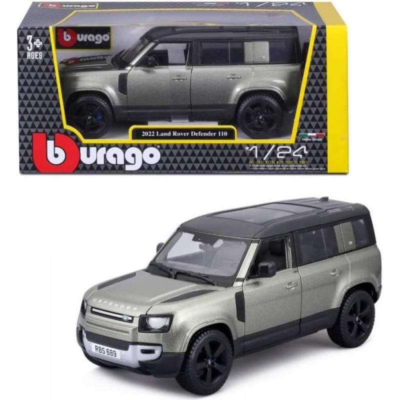 1/24 Burago 2022 Land Rover Defender 110 Green