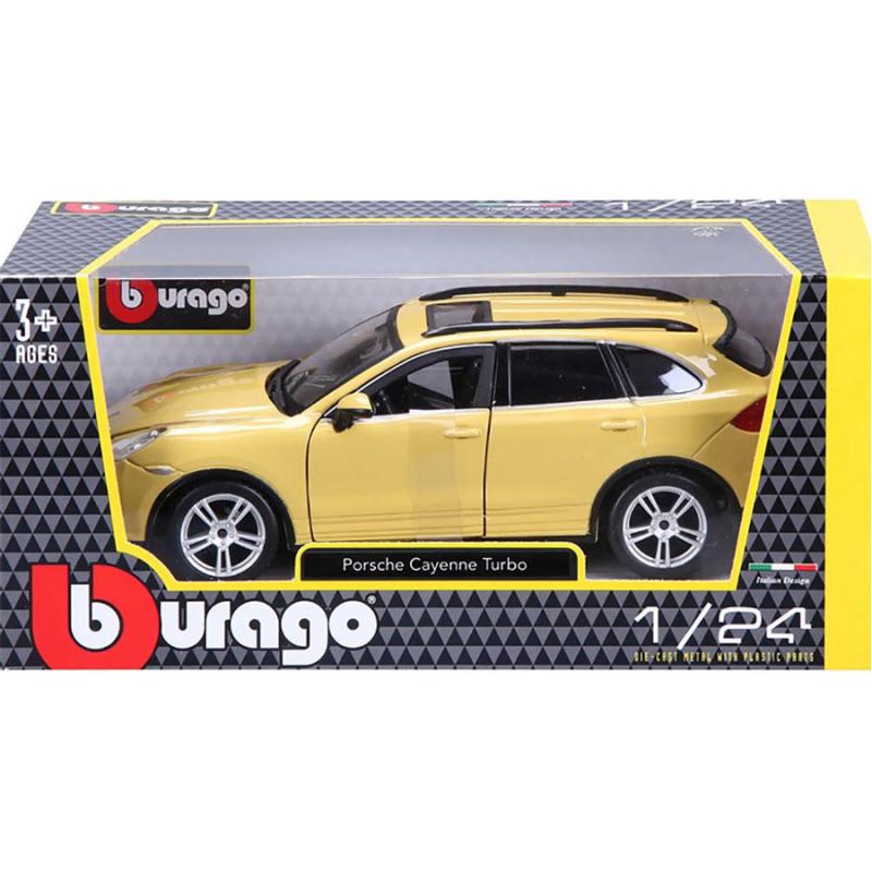 1/24 Burago Plus - Porsche Cayenne Turbo Κίτρινο
