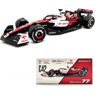 1/43 Burago Formula 1 - Alfa Romeo Orlen C42 Zhou Guanyu #24