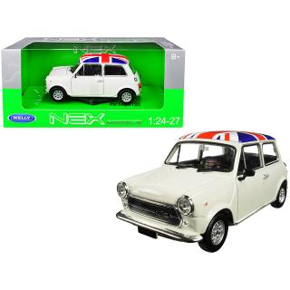1:24 Welly Mini Cooper 1300 with UK Flag on top