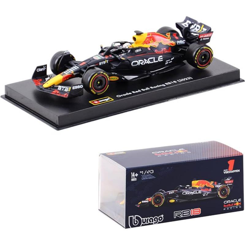 1/43 Burago Formula 1 - Oracle red Bull RB18 Max Verstappen