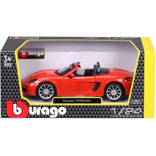 1/24 Burago Porsche 718 Boxster Fire Orange