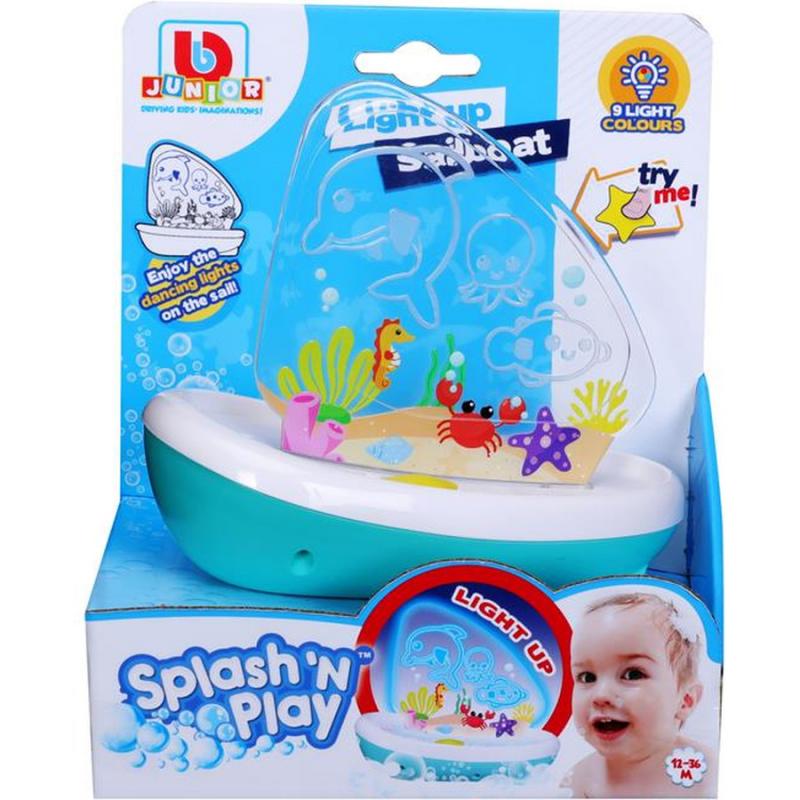 Burago Junior Splash 'N Play Light Up Sailboat
