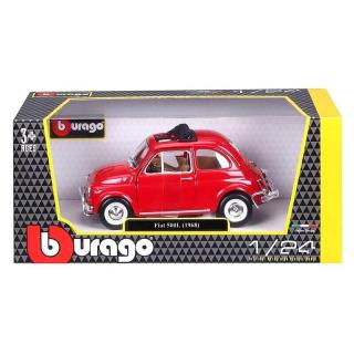 1/24 Burago Fiat 500L (1968) Κόκκινο