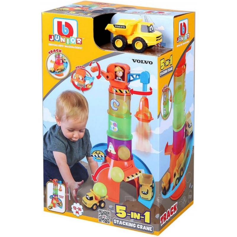 Burago Junior Volvo Stacking Crane