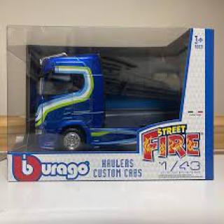 1/43 Burago Haulers Custom Cabs Scania (Μπλε)